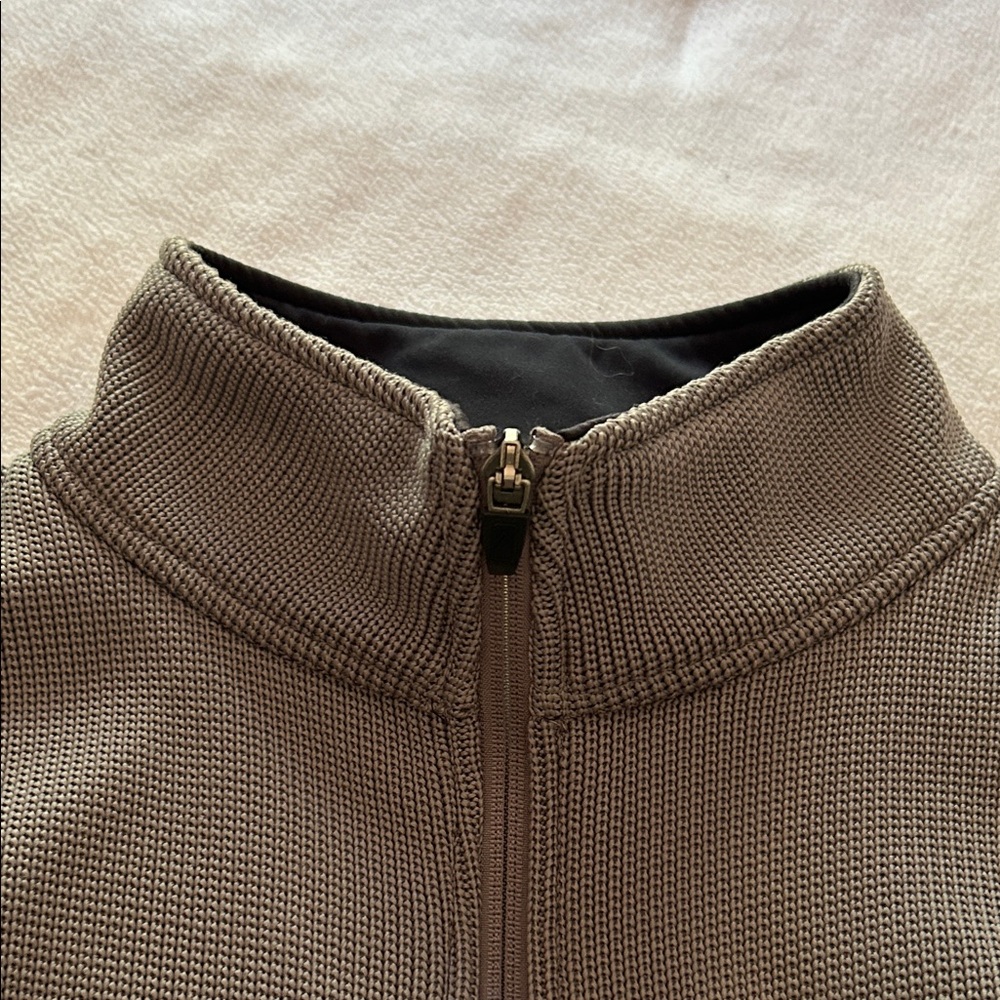 Alpine Design Gray Knit Full Zip Performance Jack… - image 6